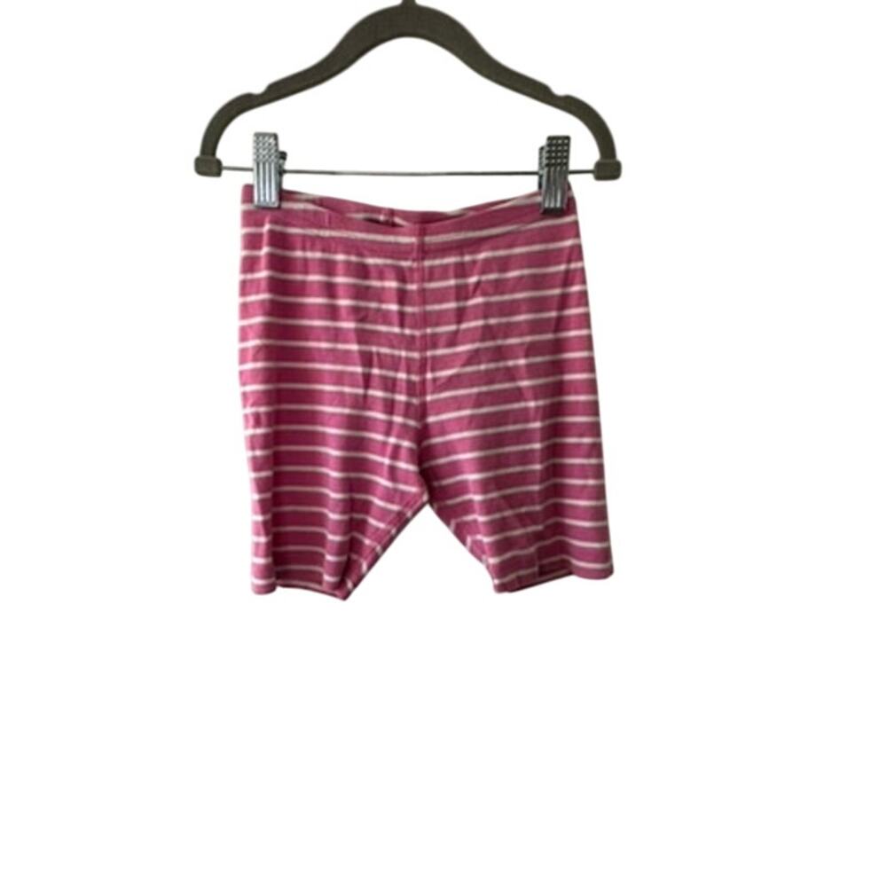 Hanna Andersson Pink & White Stripe Pajama Shorts Girl's Size 4T